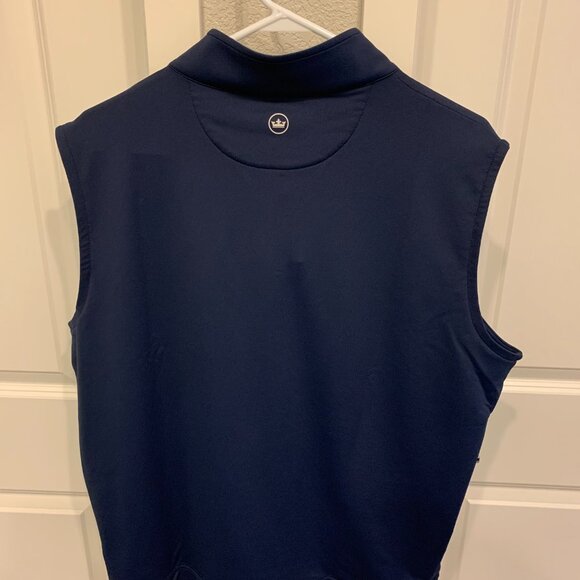 Peter Millar Navy Golf Vest with Tags - Picture 3 of 5
